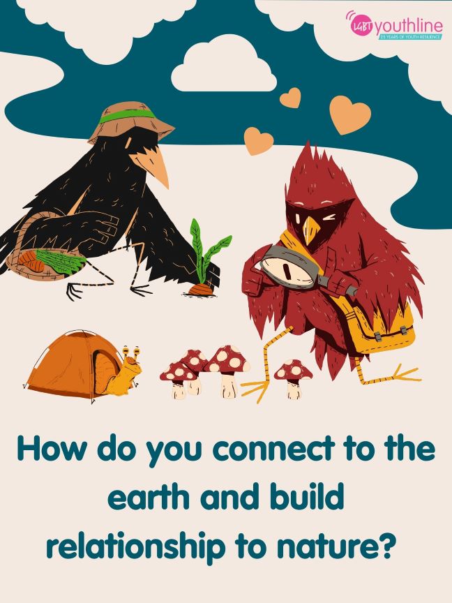 How do you connect to the earth and build relationship to nature?